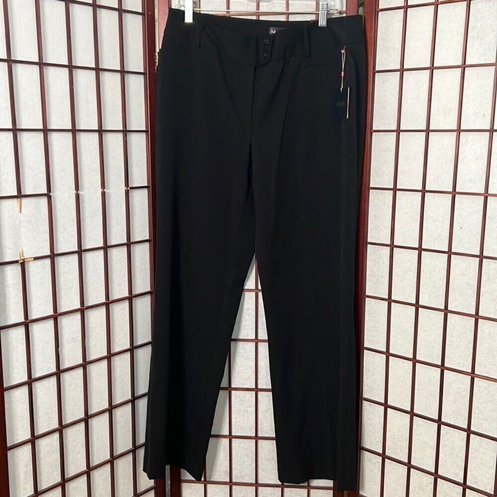 NWT RAFAELLA CURVY BLACK DRESS PANTS SIZE‎ 12